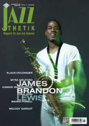 James Brandon Lewis, Cover Photo and property of 'Jazz Thetik'